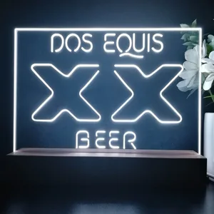 Dos Equis Logo 2 LED Desk Light