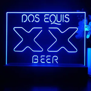 Dos Equis Logo 2 LED Desk Light