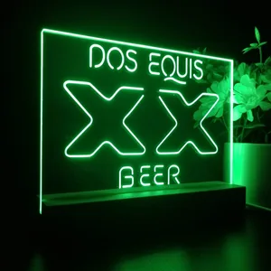Dos Equis Logo 2 LED Desk Light