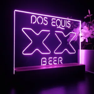 Dos Equis Logo 2 LED Desk Light