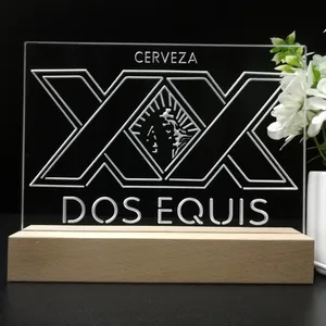 Dos Equis Logo LED Desk Light