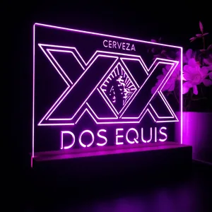 Dos Equis Logo LED Desk Light