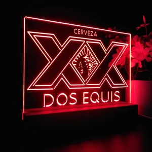 Dos Equis Logo LED Desk Light