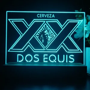Dos Equis Logo LED Desk Light