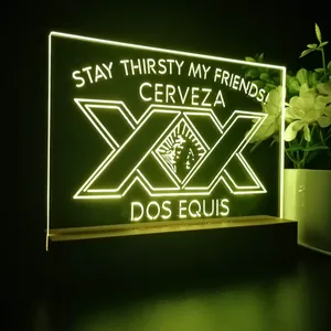 Dos Equis Stay Thirsty My Friends LED Desk Light