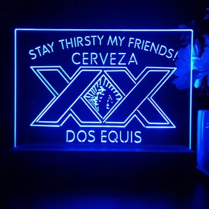 Dos Equis Stay Thirsty My Friends LED Desk Light