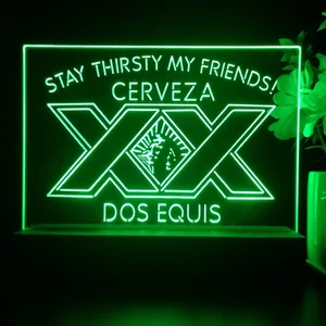 Dos Equis Stay Thirsty My Friends LED Desk Light