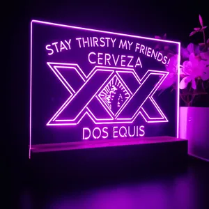Dos Equis Stay Thirsty My Friends LED Desk Light
