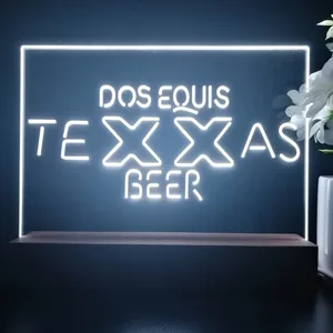 Dos Equis Texas Beer LED Desk Light