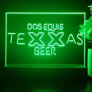 Dos Equis Texas Beer LED Desk Light