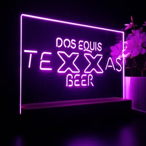 Dos Equis Texas Beer LED Desk Light