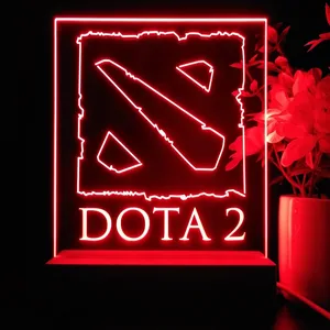 Dota 2 Logo LED Desk Light