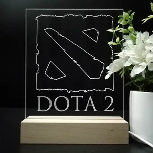 Dota 2 Logo LED Desk Light