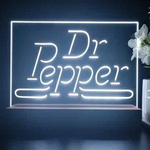 Dr. Pepper Banner LED Desk Light