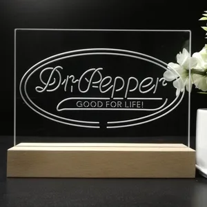 Dr. Pepper Good For Life LED Desk Light