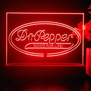 Dr. Pepper Good For Life LED Desk Light