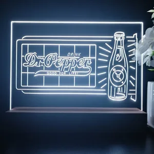Dr. Pepper Novelty Bottle LED Desk Light