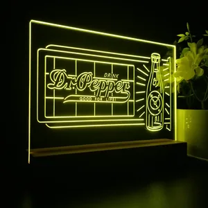 Dr. Pepper Novelty Bottle LED Desk Light