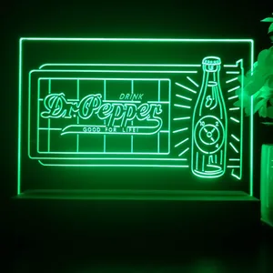 Dr. Pepper Novelty Bottle LED Desk Light