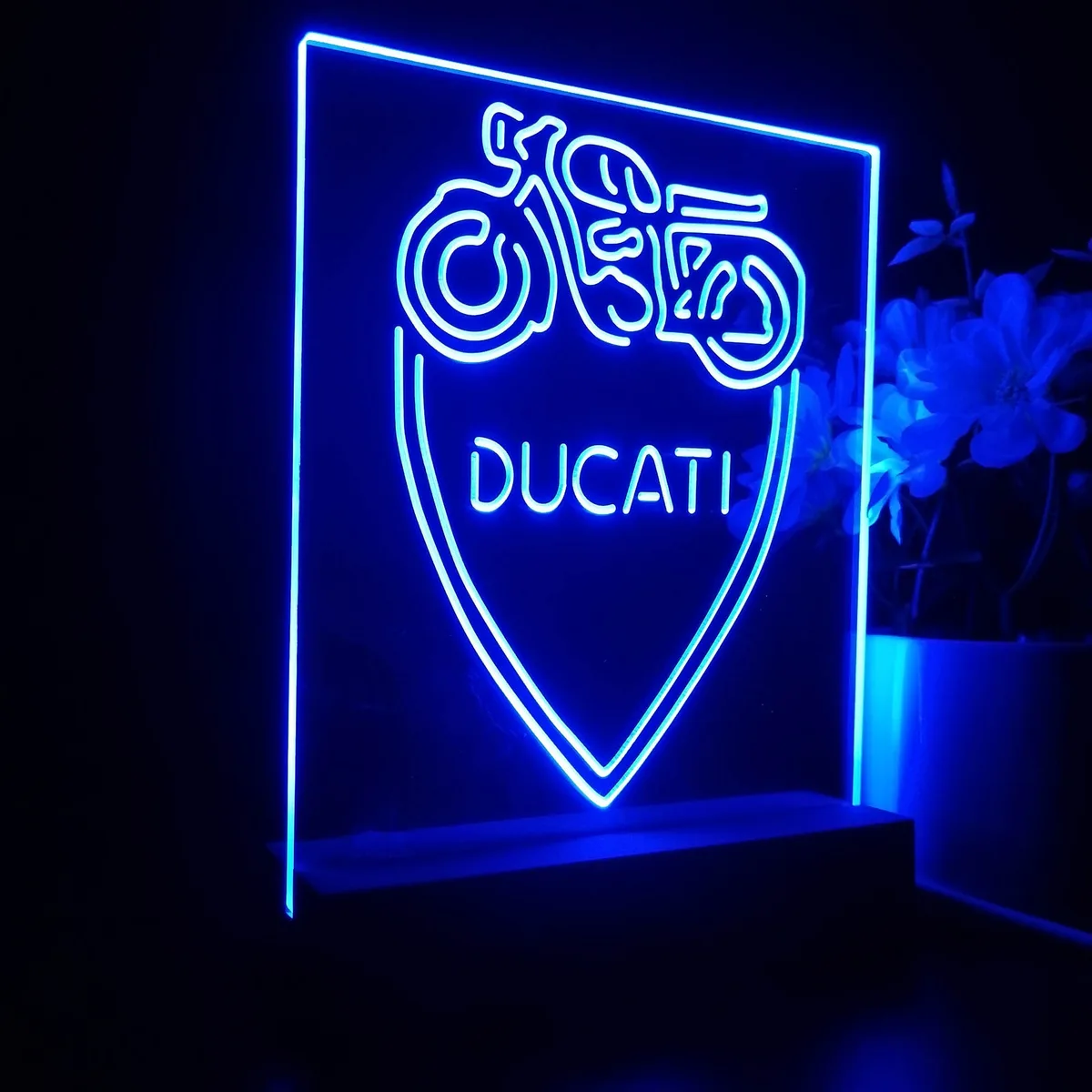 Ducati Motorcycle LED Desk Light