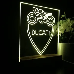 Ducati Motorcycle LED Desk Light