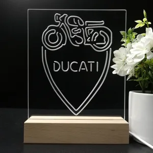 Ducati Motorcycle LED Desk Light
