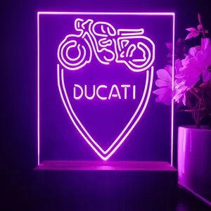 Ducati Motorcycle LED Desk Light