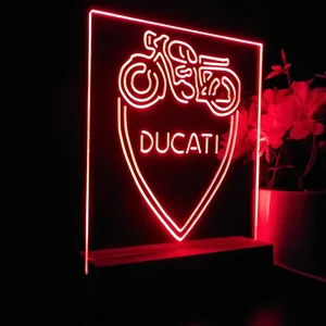 Ducati Motorcycle LED Desk Light