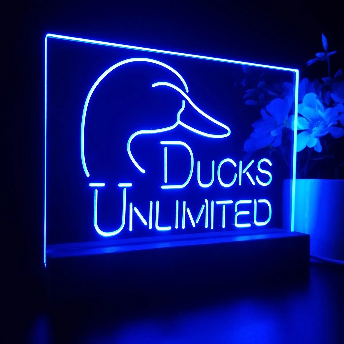 Ducks Unlimited Logo LED Desk Light