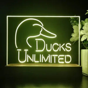 Ducks Unlimited Logo LED Desk Light