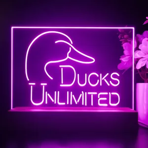 Ducks Unlimited Logo LED Desk Light