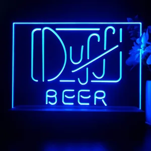 Duff Logo 1 LED Desk Light