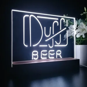 Duff Logo 1 LED Desk Light