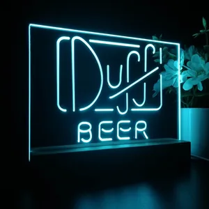 Duff Logo 1 LED Desk Light