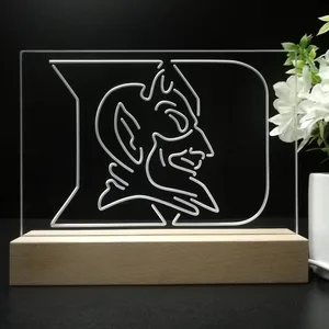 Duke Blue Devils Logo LED Desk Light