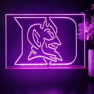 Duke Blue Devils Logo LED Desk Light