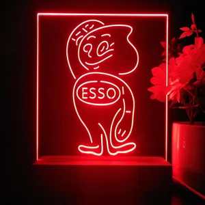 Esso Oil Drop Logo LED Desk Light