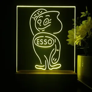 Esso Oil Drop Logo LED Desk Light