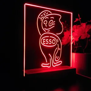 Esso Oil Drop Logo LED Desk Light