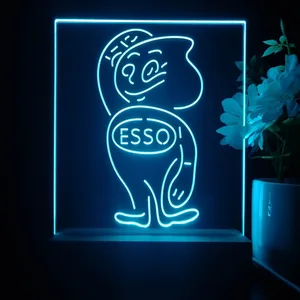 Esso Oil Drop Logo LED Desk Light