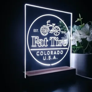 Fat Tire Logo LED Desk Light
