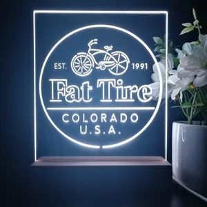 Fat Tire Logo LED Desk Light