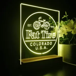Fat Tire Logo LED Desk Light