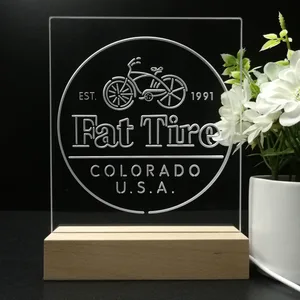 Fat Tire Logo LED Desk Light