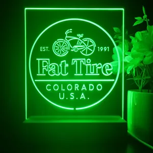 Fat Tire Logo LED Desk Light