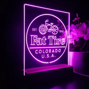 Fat Tire Logo LED Desk Light