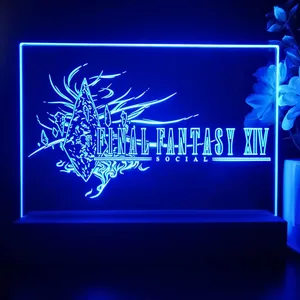 Final Fantasy XIV Banner LED Desk Light