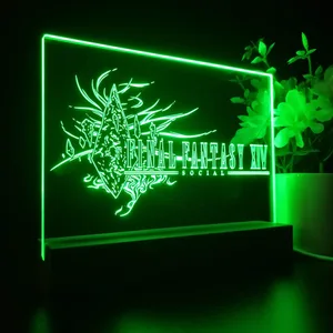 Final Fantasy XIV Banner LED Desk Light