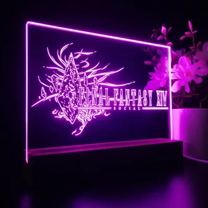 Final Fantasy XIV Banner LED Desk Light