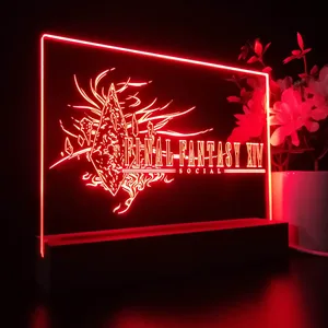 Final Fantasy XIV Banner LED Desk Light